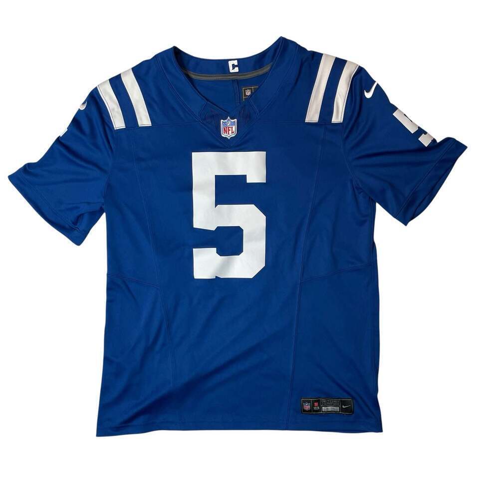 Nike Colts Richardson #5 Jersey Mens Large Blue NFL Dri-Fit
